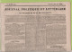 JOURNAL POLITIQUE TOULOUSE 22 04 1840 - TOULOUSE FAUBOURG ST MICHEL - AJACCIO - ALGERIE - MAROC TANGER - NAPLES - 1800 - 1849