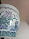 Delcampe - Vase Boule Ancien En Porcelaine Asiatique Diamètre 21 Cm - Vases
