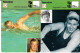 GF1933 - FICHES RENCONTRE - MARCELLO GUARDUCCI - NOVELLA CALLIGARIS - RANGHILD HVEGER - GUNNAR LARSSON - Natation