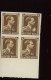 427. Léopold III.  Bloc De 4. N.D.**  Rare.  Cote ?,-€. N°24 Au Verso.   Postfris - 1931-1940