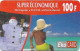 French Antilles - EkoCard - Snowman - Boy, 2001, Remote Mem. 100F, 150.000ex, Used - Antilles (French)