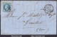 FRANCE N°29A SUR LETTRE AVEC GC 266 AX SUR ARIEGE ARIEGE + CAD DU 30/03/1868 - 1863-1870 Napoleon III With Laurels