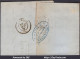 FRANCE N°60C SUR LETTRE AVEC GC 121 ANZIN NORD + CAD TYPE 16 DU 21/10/1875 - 1871-1875 Ceres