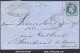 FRANCE N°29A SUR LETTRE AVEC GC 1449 EURVILLE HAUTE MARNE + CAD DU 28/04/1869 - 1863-1870 Napoléon III Con Laureles