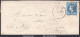 FRANCE N°29B SUR LETTRE AVEC GC 351 BAUGÉ MAINE ET LOIRE + CAD DU 19/05/1869 - 1863-1870 Napoleon III With Laurels