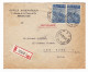 Lettre Recommandée 1950 Ixelles Elsene Belgique Office Kirkpatrick New York USA - Cartas & Documentos