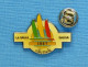 1 PIN'S /  ** VOILE / LA BAULE-DAKAR 1987 ** . (Corner Coinderoux Paris) - Sailing, Yachting