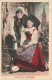 FOLKLORE - Costumes - Lorraine Et Alsacienne - Colorisé - Tenues Traditionnelles - Carte Postale Ancienne - Costumes