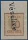 Fragment Alsace Lorraine N°5 10c Brun Oblitéré Griffe De Fortune De VEZELIZE TTB & RRR - Used Stamps