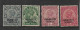 INDIA - CHAMBA 1927 - 1939 OFFICIALS TO 12a SG O48, O50, O55, O56 UNMOUNTED MINT Cat £38 ALL UPRIGHT WMKS. - Chamba