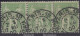 TIMBRE FRANCE SAGE N° 102 EN BANDE DE 3 CACHET PARIS 18 DU 17 MAI 00 - 1898-1900 Sage (Type III)