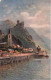 ALLEMAGNE - Burg Katz - Port - Village - Tableau - Clocher - Carte Postale Ancienne - Rhein-Hunsrueck-Kreis