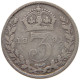 GREAT BRITAIN 3 PENCE 1891 #c019 0113 - F. 3 Pence