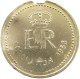 GREAT BRITAIN JETON ELIZABETH II. 1953 GOLD PLATED ALUMINIUM 22MM #a074 0291 - Altri & Non Classificati