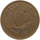 GREAT BRITAIN HALFPENNY 1947 #a066 0241 - C. 1/2 Penny