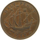 GREAT BRITAIN HALFPENNY 1950 #a062 0481 - C. 1/2 Penny