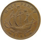 GREAT BRITAIN HALFPENNY 1945 #a084 0389 - C. 1/2 Penny