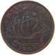 GREAT BRITAIN HALFPENNY 1944 #a042 0251 - C. 1/2 Penny