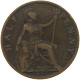 GREAT BRITAIN HALFPENNY 1897 VICTORIA #a042 0245 - C. 1/2 Penny