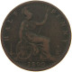 GREAT BRITAIN HALFPENNY 1890 VICTORIA #a010 0507 - C. 1/2 Penny