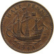 GREAT BRITAIN HALF PENNY 1944 TOP #c024 0189 - C. 1/2 Penny