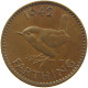 GREAT BRITAIN FARTHING 1942 #c063 0141 - B. 1 Farthing