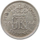 GREAT BRITAIN SIXPENCE 1944 #s020 0053 - H. 6 Pence