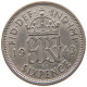 GREAT BRITAIN SIXPENCE 1943 #a052 0395 - H. 6 Pence