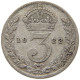 GREAT BRITAIN THREEPENCE 1922 #s059 0481 - F. 3 Pence