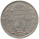 GREAT BRITAIN THREEPENCE 1919 #s059 0609 - F. 3 Pence