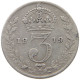 GREAT BRITAIN THREEPENCE 1919 #s059 0615 - F. 3 Pence