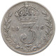 GREAT BRITAIN THREEPENCE 1916 #s059 0543 - F. 3 Pence
