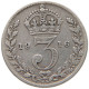 GREAT BRITAIN THREEPENCE 1916 #s059 0629 - F. 3 Pence