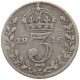 GREAT BRITAIN THREEPENCE 1916 #s059 0599 - F. 3 Pence