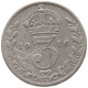 GREAT BRITAIN THREEPENCE 1916 #a091 0893 - F. 3 Pence