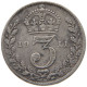 GREAT BRITAIN THREEPENCE 1911 #a034 0029 - F. 3 Pence