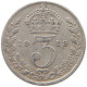GREAT BRITAIN THREEPENCE 1913 #s059 0529 - F. 3 Pence