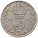 GREAT BRITAIN THREEPENCE 1911 #a034 0033 - F. 3 Pence