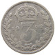 GREAT BRITAIN THREEPENCE 1902 #a091 0909 - F. 3 Pence