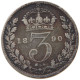 GREAT BRITAIN THREEPENCE 1890 #a033 0179 - F. 3 Pence