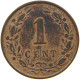 NETHERLANDS 1 CENT 1898 #a085 0767 - 1 Centavos