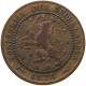 NETHERLANDS 1 CENT 1878 #a048 0293 - 1849-1890 : Willem III