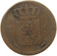 NETHERLANDS 1 CENT 1837 #c080 0603 - 1815-1840: Willem I