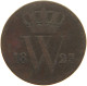 NETHERLANDS 1 CENT 1823 #c081 0495 - 1815-1840 : Willem I