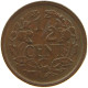 NETHERLANDS 1/2 CENT 1938 #a067 0493 - 0.5 Centavos