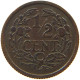 NETHERLANDS 1/2 CENT 1934 #a086 0177 - 0.5 Cent