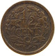 NETHERLANDS 1/2 CENT 1917 #s012 0129 - 0.5 Cent