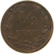 NETHERLANDS 1/2 CENT 1906 #a086 0197 - 0.5 Cent