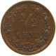 NETHERLANDS 1/2 CENT 1900 #c045 0101 - 0.5 Centavos