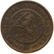 NETHERLANDS 1/2 CENT 1891 #c084 0481 - 0.5 Cent